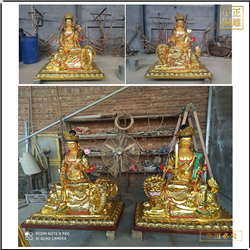 供應文殊普賢菩薩銅佛像 供應文殊普賢菩薩銅佛像