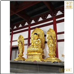 鑄銅關公 西方三圣銅佛像制作價格