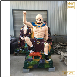 鑄銅關公 供應十八羅漢銅佛像坐像