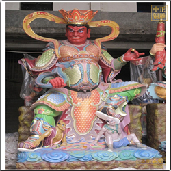 鑄銅關(guān)公 四大神像銅雕塑鑄造