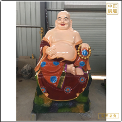 鑄銅關(guān)公 彩繪大型十八羅漢銅雕塑