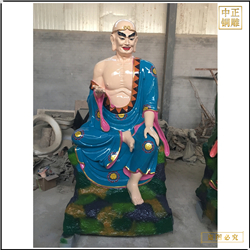 鑄銅關(guān)公 寺廟十八羅漢銅雕像鑄造