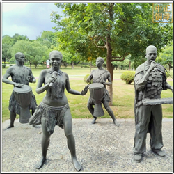 園林載歌載舞人物雕塑 園林載歌載舞人物雕塑