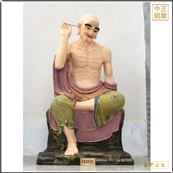 鑄銅關(guān)公 十八羅漢銅佛像廠家