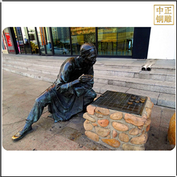 鑄銅關(guān)公 商業(yè)街景觀雕塑