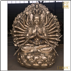 鑄銅關(guān)公 千手觀音菩薩銅雕塑