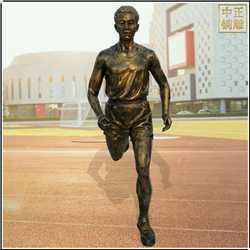 鑄銅關公 操場跑步人物雕塑定制