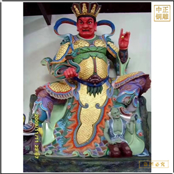 制作2.3米銅四大天王佛像 制作2.3米銅四大天王佛像