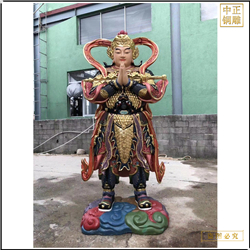 銅雕韋馱菩薩護法尊者 銅雕韋馱菩薩護法尊者