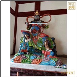 鑄銅關公 純銅四大天王神像生產