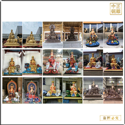 鑄銅關公 文殊普賢菩薩銅佛像供應
