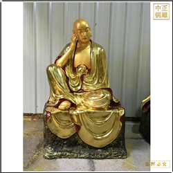 鑄銅關公 造像十八羅漢佛像