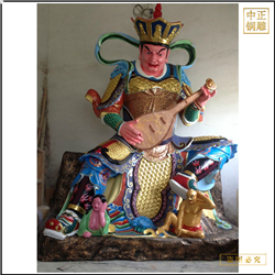 鑄銅關公 2米青銅四大天王佛像定制