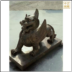 鑄銅關公 大型室外銅獬豸雕塑