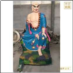 鑄銅關公 廠家批發(fā)十八羅漢佛像