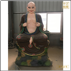 鑄銅關公 廠家銅鑄十八羅漢雕塑