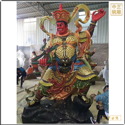 鑄銅關公 四大天王銅佛像批發(fā)