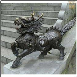 鑄銅關公 2米銅麒麟雕塑