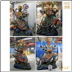 鑄銅關公 供應四大天王佛像