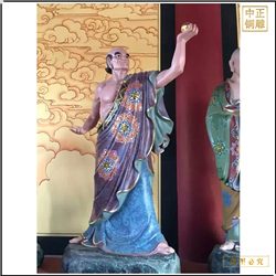 鑄銅關(guān)公 寺廟彩繪十大羅漢雕塑
