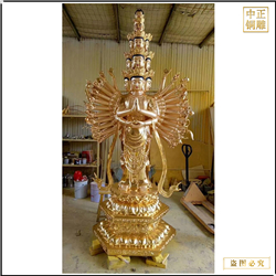 鑄銅關公 鑄造千手觀音銅雕佛像