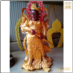 鑄銅關(guān)公 2米彩繪四大天王佛像規(guī)格