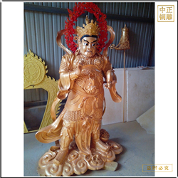 鑄銅關(guān)公 大型彩繪四大天王銅佛像