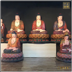 坐像彩繪釋迦牟尼銅佛像鑄造 坐像彩繪釋迦牟尼銅佛像鑄造