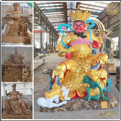 純銅四大天王佛像雕塑廠 純銅四大天王佛像雕塑廠