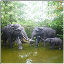 鑄銅關公 喝水銅大象雕塑鑄造