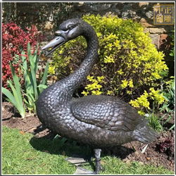 鑄銅關公 室外天鵝景觀動物雕塑