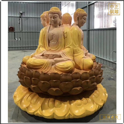 鑄銅關公 貼金彩繪2米釋迦牟尼佛銅佛像