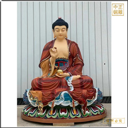 鑄銅關(guān)公 銷售彩繪釋迦牟尼佛