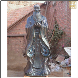 孔夫子人物雕像擺件 孔夫子人物雕像擺件