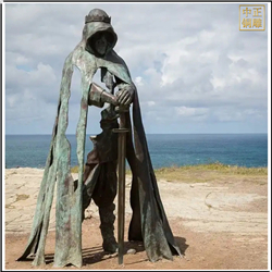 鑄銅關公 抽象戰士銅雕塑