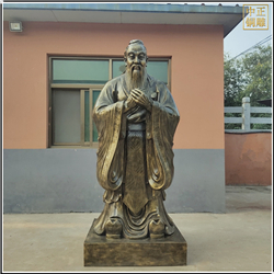 鑄銅關公 禮儀典范孔子銅像