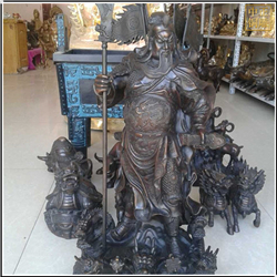 鑄銅關公 一米關公雕塑鑄造