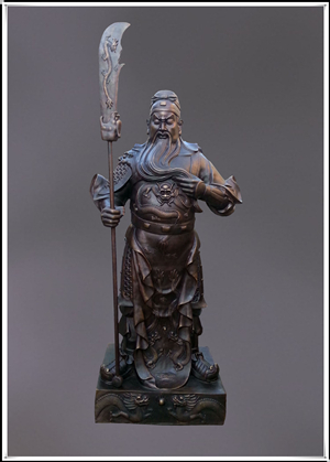 銅關公像 銅關公像
