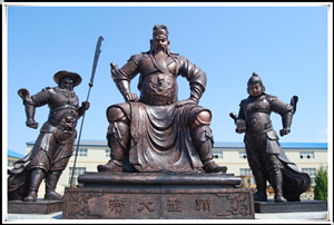 鑄銅關公|銅關平周倉 鑄銅關公|銅關平周倉