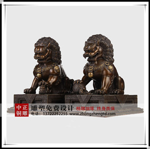 故宮銅獅子雕塑 故宮銅獅子雕塑