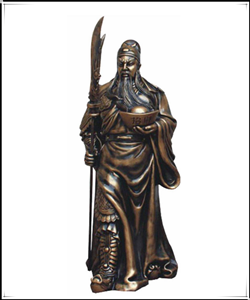 招財關公銅雕 招財關公銅雕