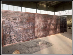 鍛銅文化墻銅浮雕 鍛銅文化墻銅浮雕