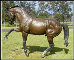 公園銅馬雕塑 公園銅馬雕塑