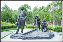 哪里有詹天佑雕塑 哪里有詹天佑雕塑