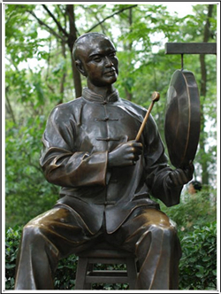 敲鑼打鼓雕塑批發 敲鑼打鼓雕塑批發