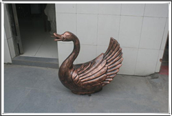 天鵝銅雕 天鵝銅雕