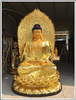 釋迦牟尼銅佛像貼金 釋迦牟尼銅佛像貼金