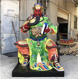 彩繪關公 彩繪關公