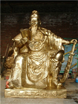 讀春秋關(guān)公雕塑 讀春秋關(guān)公雕塑