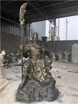 坐式關二爺雕塑 坐式關二爺雕塑